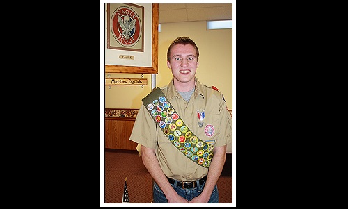 Matt English, Harvey's newest Eagle Scout-Jan 26 issue Image